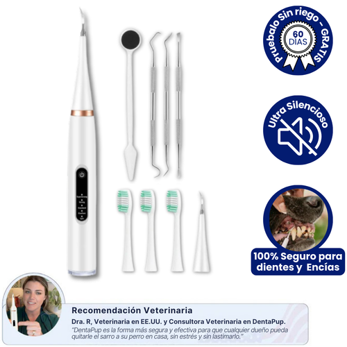DentaPup™ — Elimina el sarro de tu perro en casa, sin veterinario, sin anestesia, sin dolor.